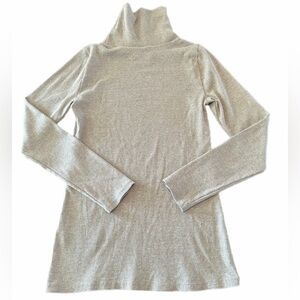 Abercrombie & Fitch Ribbed Turtleneck Heather Grey - M
